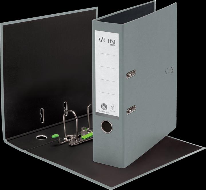 Produktbild von Hallers Ordner 8 cm, Grau (A4, 80 mm, 1 Stück)