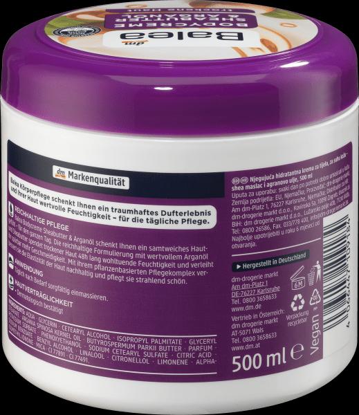 Actual product image dm Balea Shea butter Argan oil (Body cream, 500 ml)