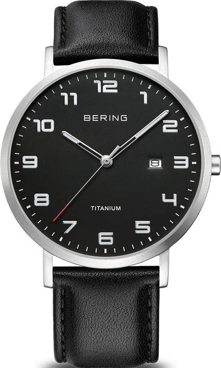 Bering Titanium Armbanduhr (Analoguhr, 40 mm)