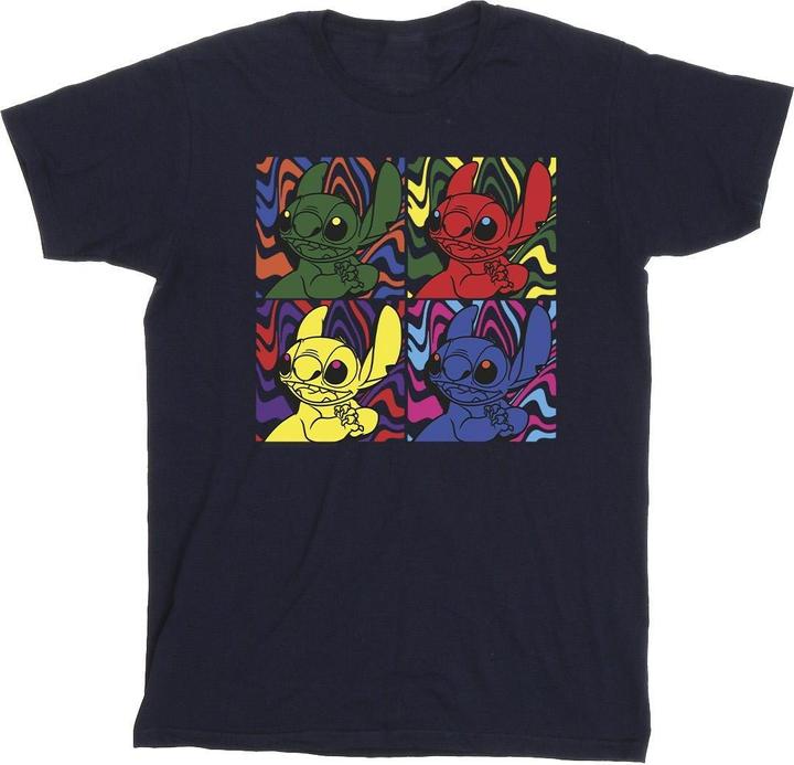 Actual product image Disney Mens Lilo & Stitch Pop Art T-Shirt (S)