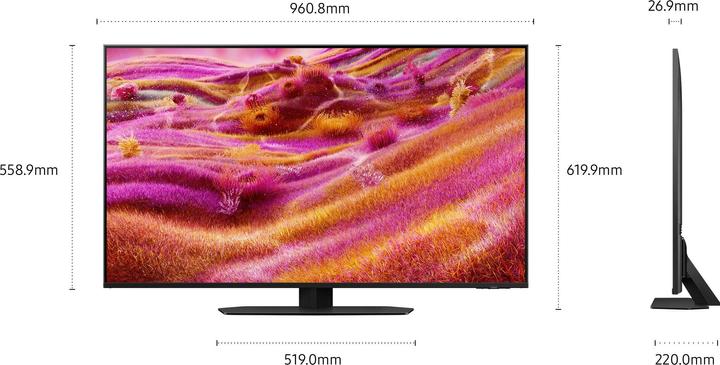 Produktbild Samsung QE43QN90F (43", QN90F, NeoQLED, Mini-LED, 4K, 2025)
