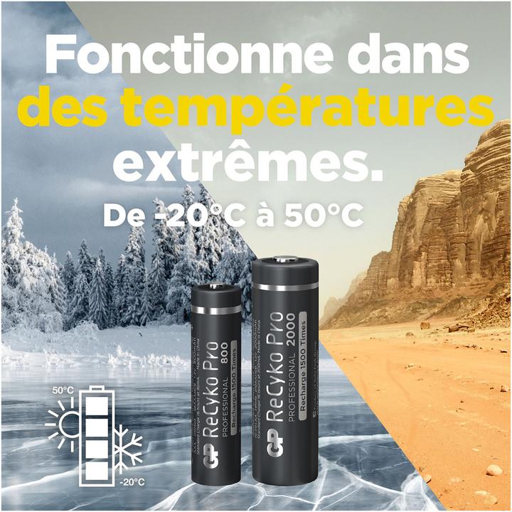 Produktbild GP Batteries ReCyko Pro (4 Stk., AA, 2000 mAh)