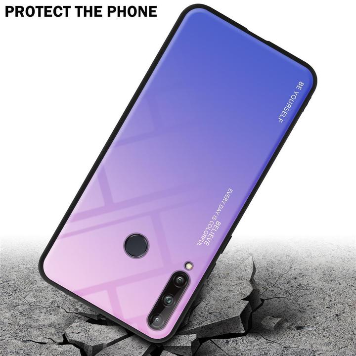 Actual product image Cadorabo TPU 2 colors glass cover (Huawei P40 Lite E)