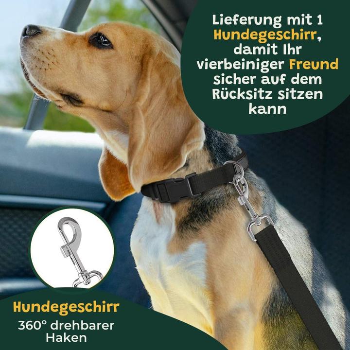 Produktbild Die Bellende Katze Hundedecke für Auto-Rückbank und Kofferraum (Katze, Hund, Faltbar)