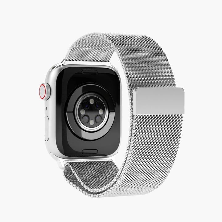 Actual product image Vonmählen Milanese Loop (42 mm, 44 mm, 45 mm, 49 mm, Stainless steel, Apple Watch Ultra, Apple Watch Series 1, Apple Watch Series 2, Apple Watch Series 3, Apple Watch Series 4, Apple Watch Series 5, Apple Watch Series 6, Apple Watch Series 7, Apple Watch Series 8, Apple Watch Series 9, Apple Watch SE, Apple Watch Ultra 2)