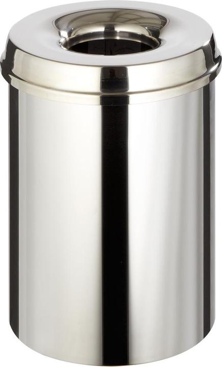 Produktbild Vepa Bins Papierkorb, selbstlöschend, Volumen 30 l, Edelstahl-Korpus (30 l)