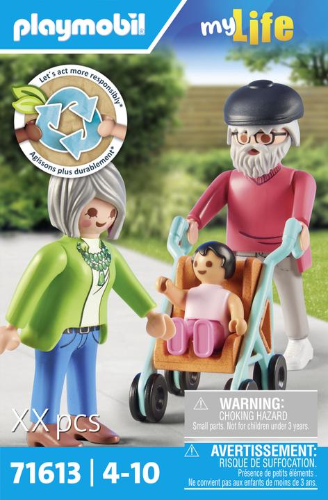 Immagine prodotto Playmobil Nonni con bambino (71613, Playmobil La mia vita)