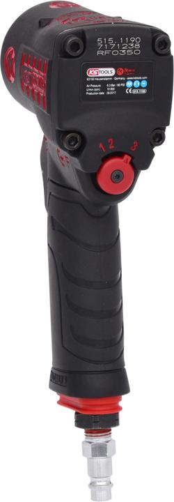 Produktbild KS Tools miniMONSTER Hochleistungs-Druckluft-Schlagschrauber, Soft-Grip-Griff, 3/8" (Druckluft)