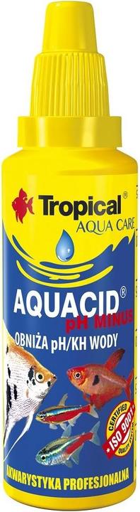 Tropical Aquacid PH minus - preparato per abbassare il valore del pH dell'acqua - 30 ml (Trattamento dell'acqua dell'acquario)