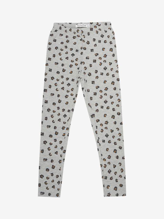Produktbild Minymo Leggings 2er Set Greymelange Gr. 110 (110)