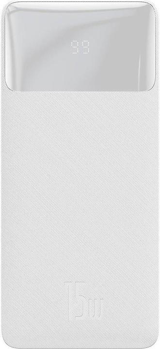 Baseus Powerbank Bipow 20000mAh, 15W (bianco) (20000 mAh, 15 W, 74 Wh)