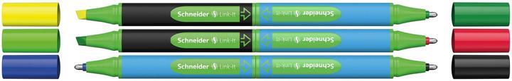 Energie-Label Schneider LINKT-IT Office-Set (Schwarz, Rot, Gelb, Grün, Blau, 6 x)