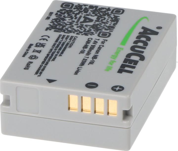 Actual product image AccuCell Battery Canon NB-10L, PowerShot SX40 HS