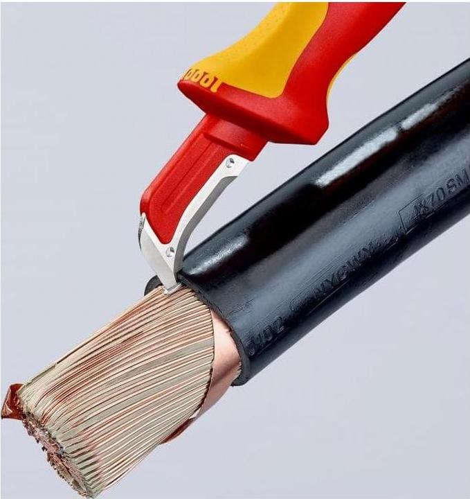 Actual product image Knipex Stripping Knives with guide shoe 98 55 SB (3.80 cm)