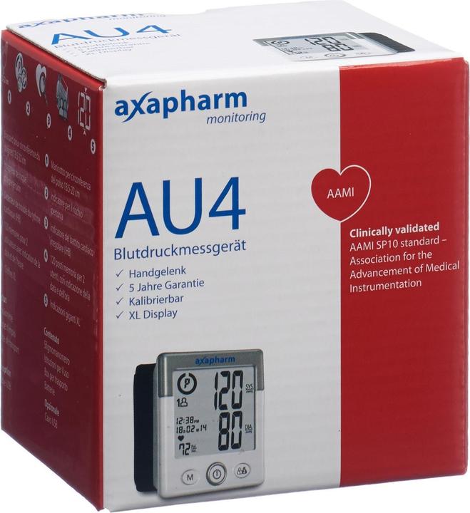 Immagine prodotto Axapharm Misuratore di pressione sanguigna da polso AU4 (Misuratore di pressione sanguigna da polso)