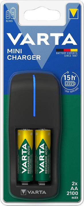 Actual product image Varta Mini Charger (2 pcs., AA, 2100 mAh, Battery + charger)