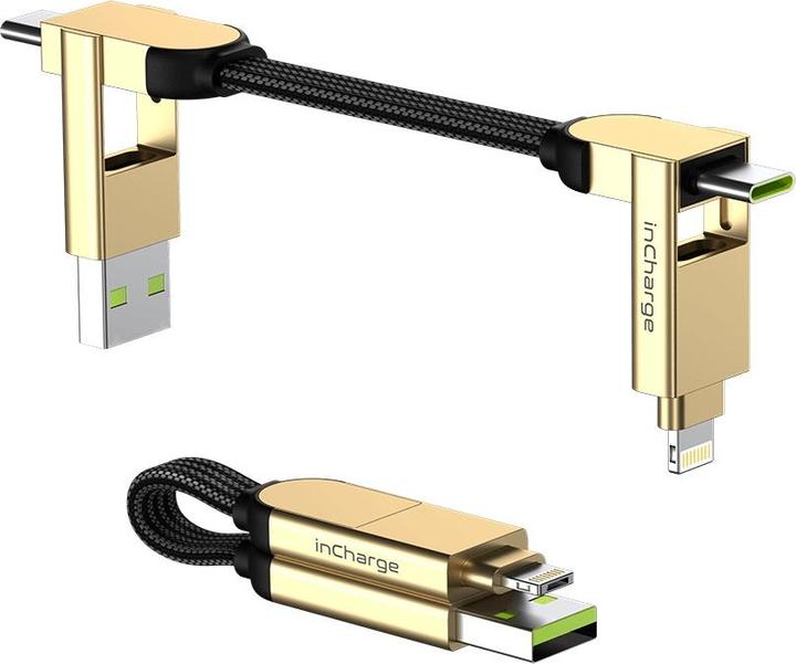 Actual product image Rolling Square inCharge X (0.07 m, USB 2.0)