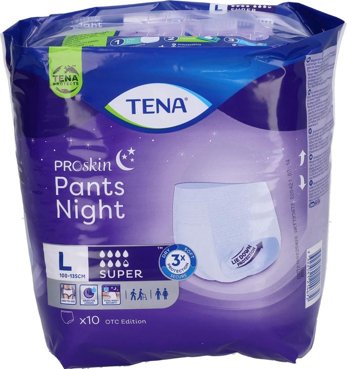 Actual product image Tena Pants Night Super (10 x, Large)