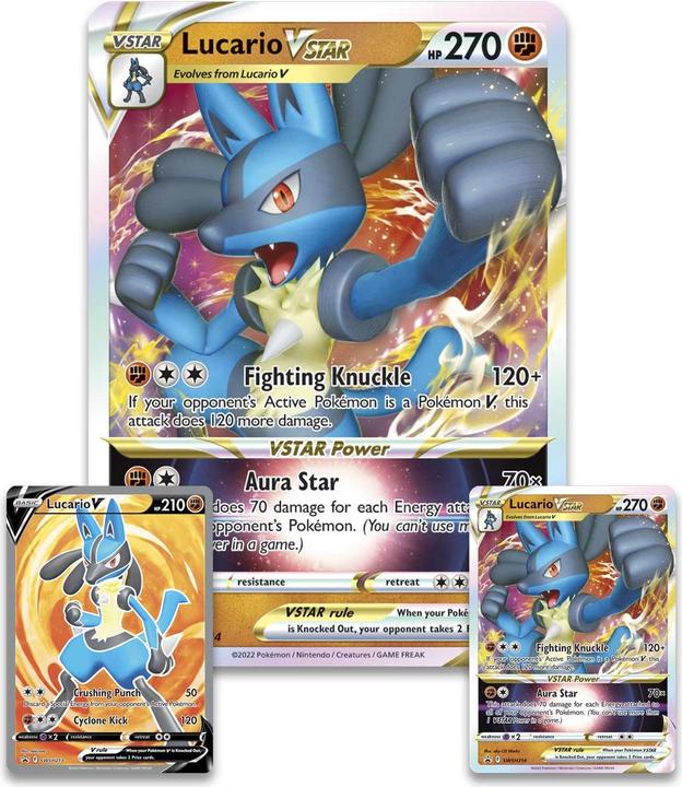 Produktbild Pokémon Lucario VStar Premium Collection (Englisch)