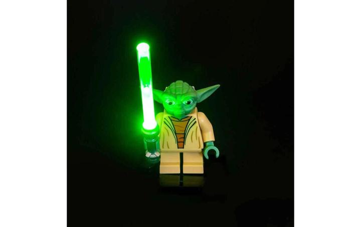 Actual product image Light my bricks LED lighting for LEGO Start Wars lightsaber