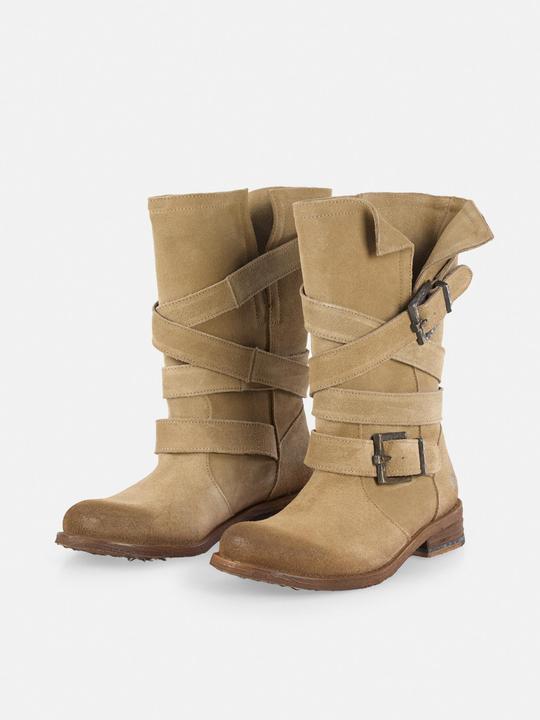 Produktbild Felmini GREDO 8562 Biker Boots mit zwei dekorativen Schnallen. Eine Verschmelzung von robustem Stil und urba (38)