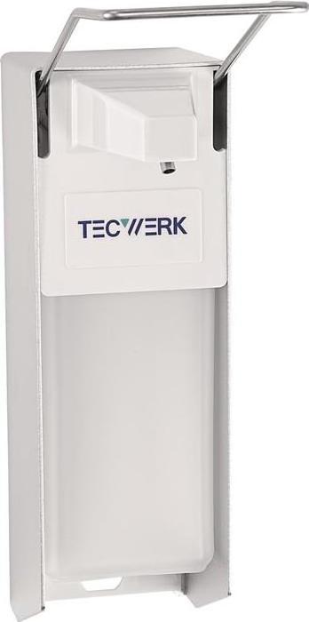 Produktbild Tecwerk Desinfektions- und Seifenspender H165xB95xT290ca.mm ABS mit Hebel weiss