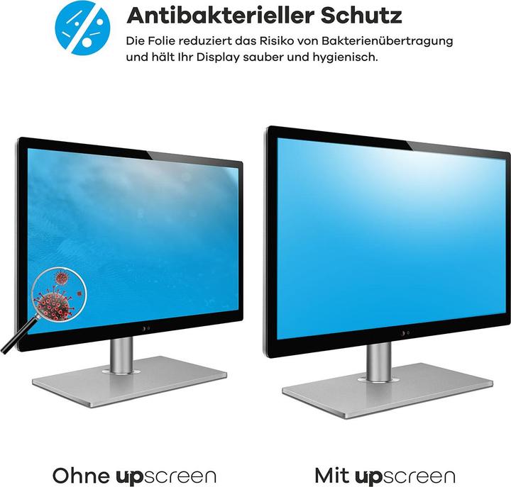 Actual product image upscreen Antibacterial screen protector (16", 16 : 10)