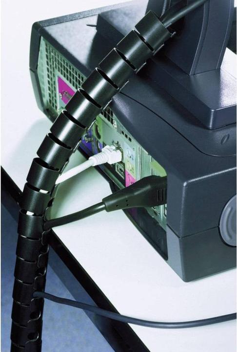 Actual product image HellermannTyton Cable conduit 32 mm (max) Grey (Cable conduit, 2500 cm)