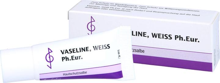 Actual product image Bombastus Vaseline, white Ph. Eur., 10 ml Grease ointment (Body cream, 10 ml)