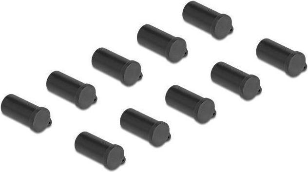 Actual product image Delock Dust cover for MC4 - DL4 socket 10 pieces black