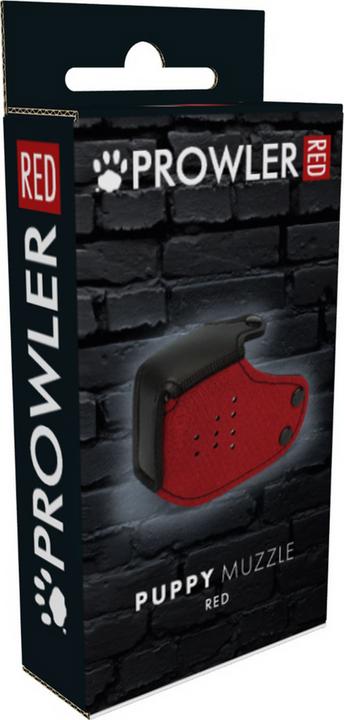 Actual product image Prowler Puppy Muzzle - Red