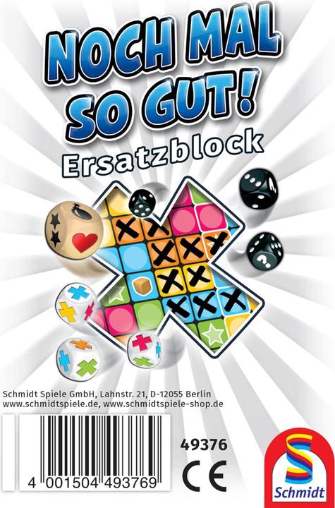 Produktbild Schmidt Spiele Ersatzblock zu Noch mal so gut! (d) (Deutsch)