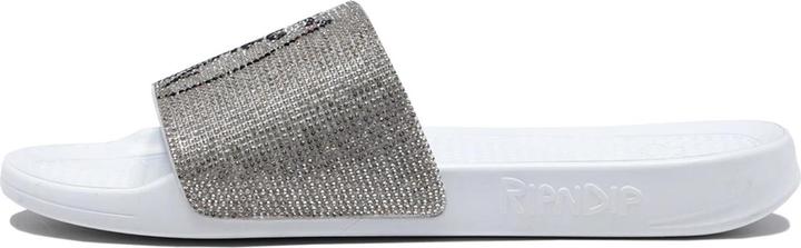 Actual product image RipnDip Lord Nermal Slides Rhinestone White (44)