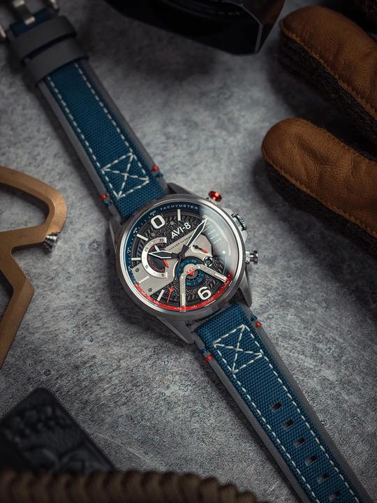 Produktbild AVI-8 AV-4056-09 Hawker Harrier Dual Retrograde (Chronograph)