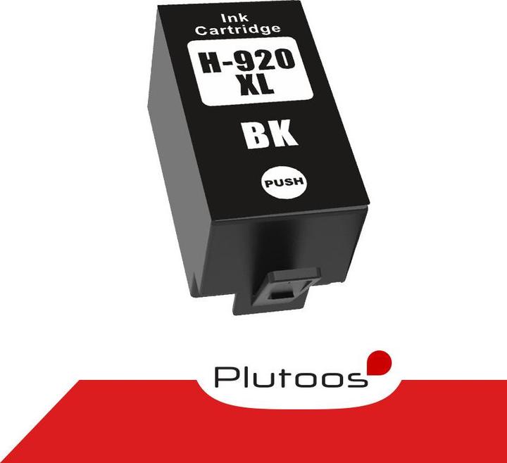 Actual product image Plutoos HP 920XL Cartridge XXL compatible, Black CD975AE