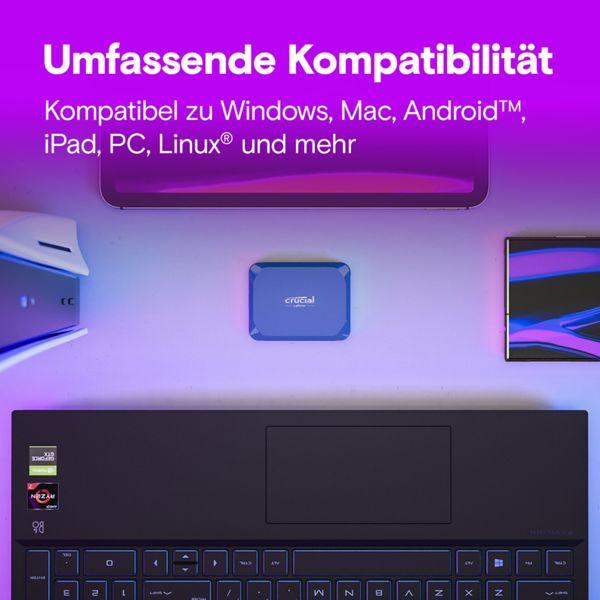 Actual product image Crucial X10 Portable SSD (4000 GB)