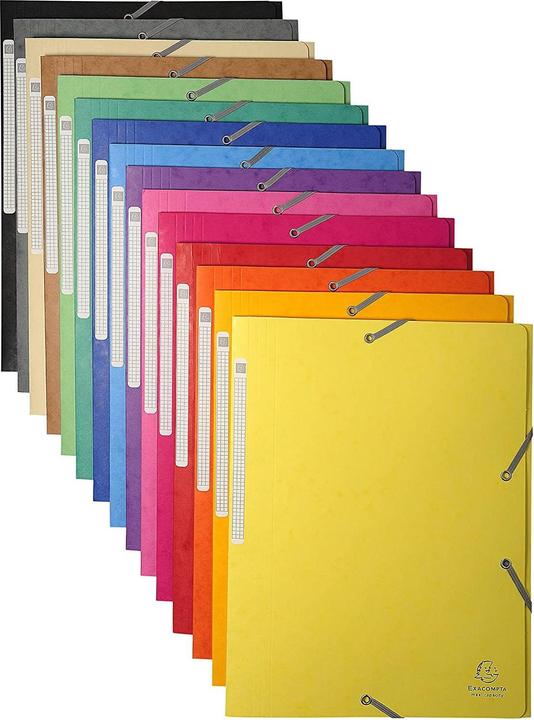 Actual product image Exacompta Elastic band folder Presspan elastic closure green (A4, 1 x)