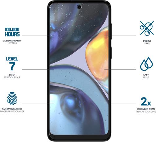 Produktbild Eiger Mountain Glass Clear (1 Stück, Motorola Moto G22)