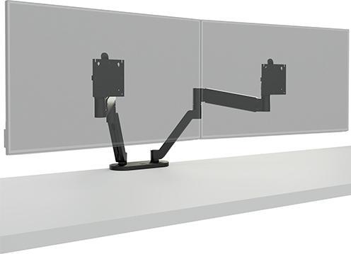 Actual product image Chief Koncis™ DMA2B Dual Monitor Desk Mount black up to 32 inch 81.28 cm, 0.9-6.8 KG (Table, 32.01")