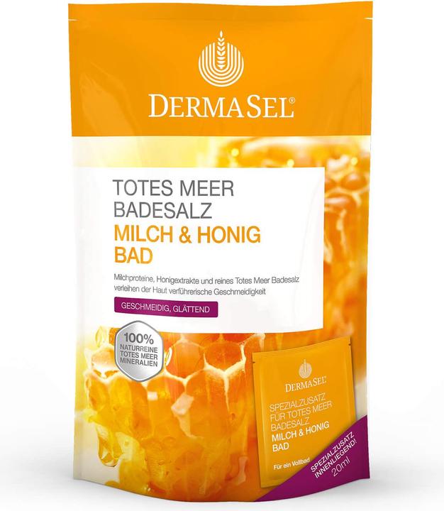 Immagine prodotto DermaSel Badesalz Milch & Honig deutsch/französisch (Sali da bagno)