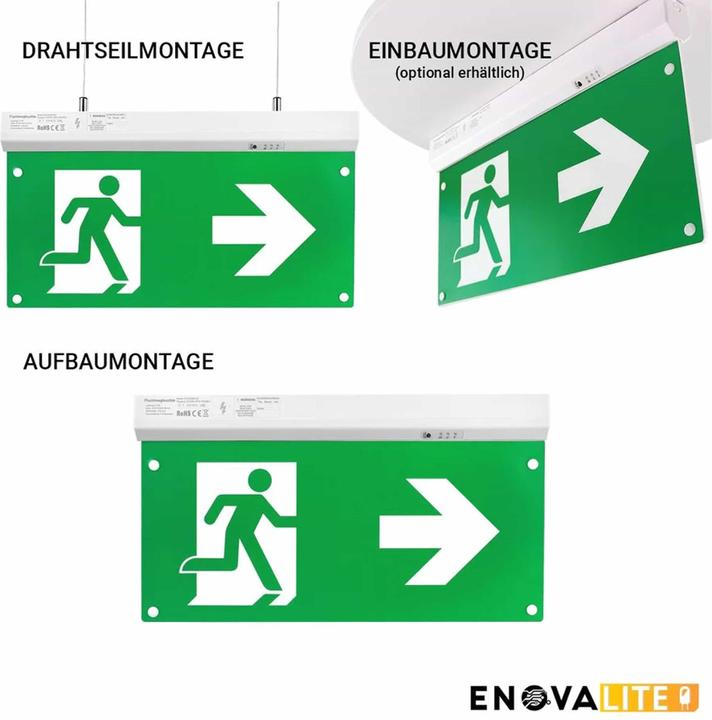 Produktbild Enovalite LED-Fluchtwegleuchte