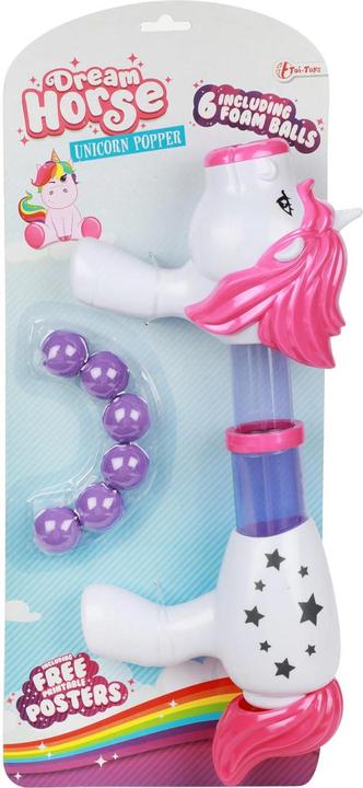 Actual product image Toi-Toys Dream Horse Unicorn Shooting Gun with Foam Bullets