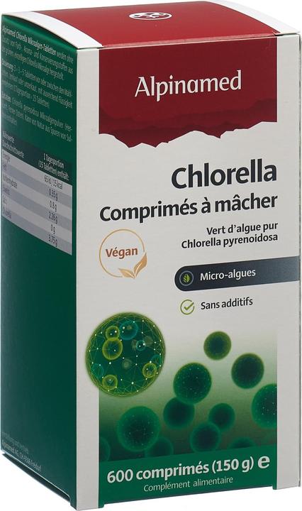 Actual product image Alpinamed Chlorella Tabl (600 Piece, Pills, 212 g)