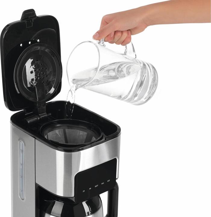 Produktbild Beem Filterkaffeemaschine Fresh Aroma Touch, 800W Schwarz/Silber