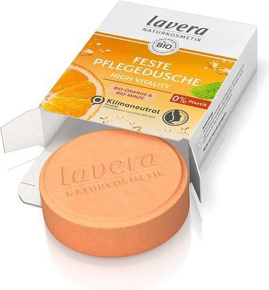 Produktbild Lavera Solid Care Shower High Vitality with Organic Orange and Organic Mint 50g