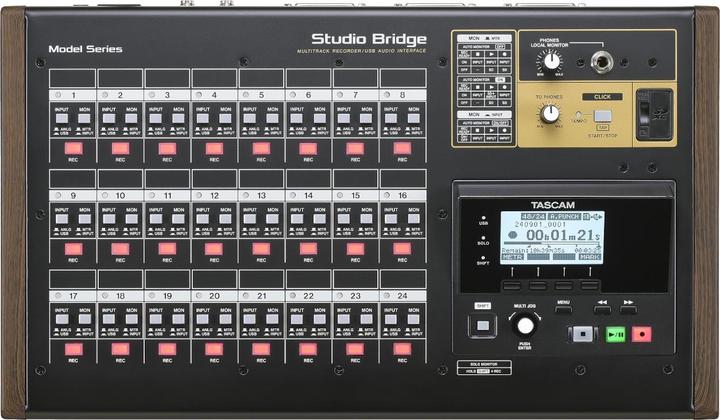Tascam Studio Bridge - 24-ścieżkowy rejestrator dźwięku / interfejs audio/MIDI