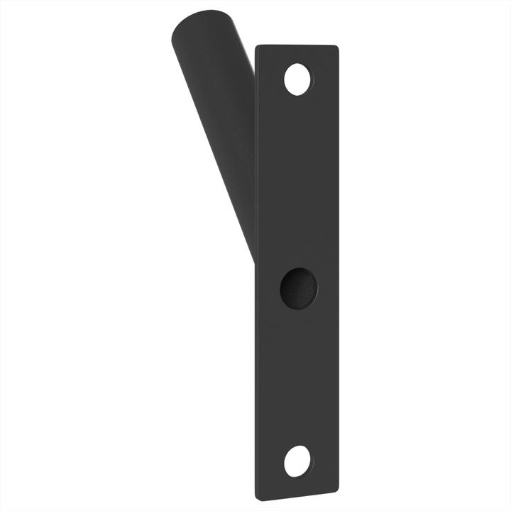 Actual product image VidaXL Flagpole bracket for 1 flag for wall mounting made of black metal