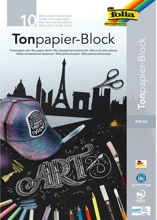 Actual product image Folia Drawing & Craft Block A3 (A3, Plain, Hardcover)