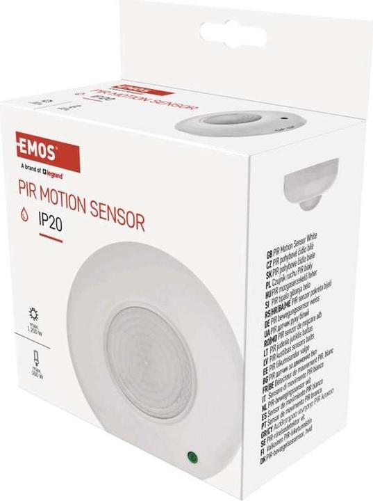 Produktbild Orno Bewegungsmelder (PIR-Sensor) IP44 1200W Weiss (6 m)