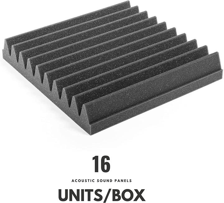 Immagine prodotto Acouspanel Fogli di schiuma, 30x30x5cm 16 pezzi (16 pz.)